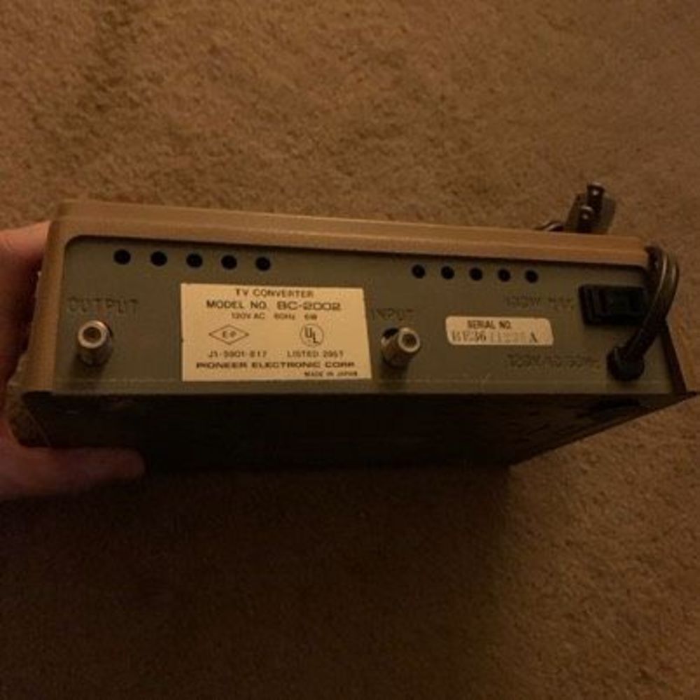 Pioneer Model BC-2002 TV Converter Not Tested - Picture 2 of 5